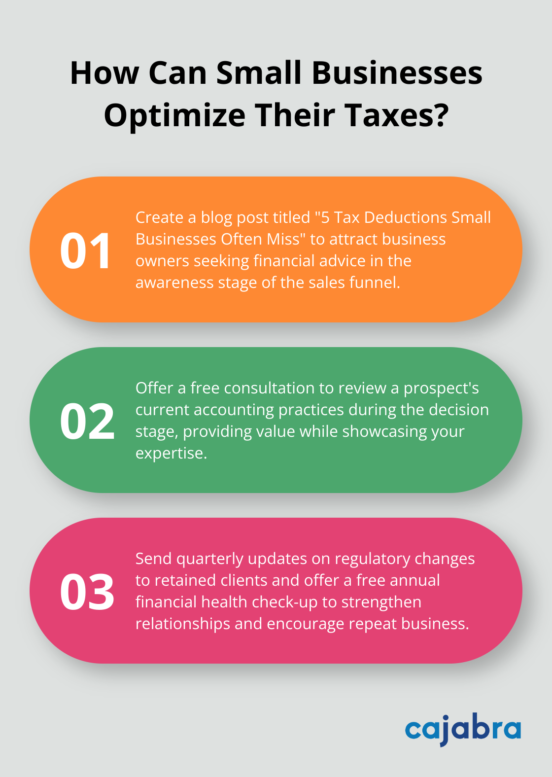Infographic: How Can Small Businesses Optimize Their Taxes? - sales funnel content marketing