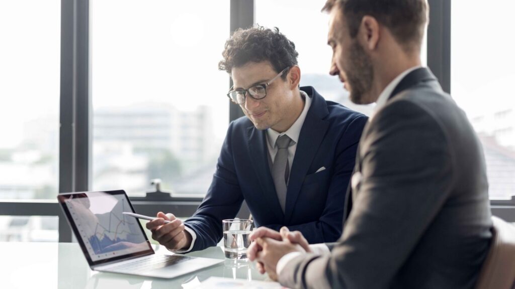 CPA firm owner working with advisory